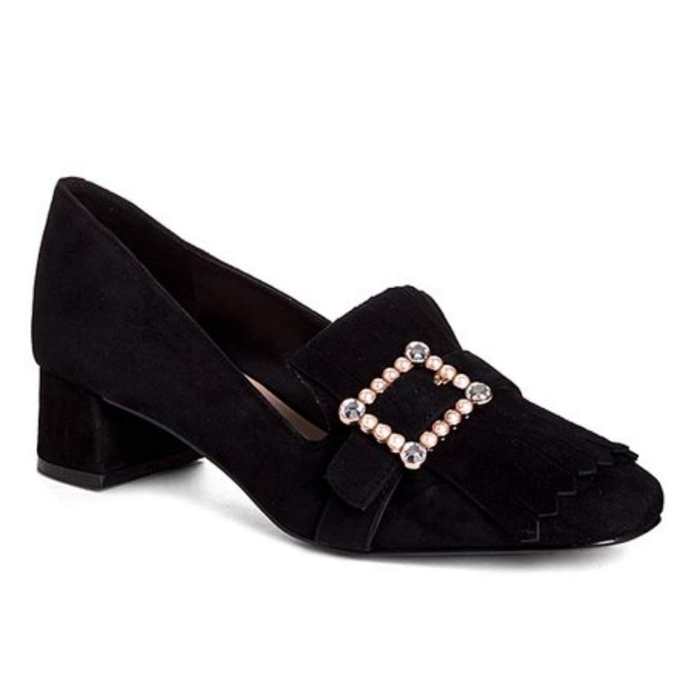NINE West | Black Wisemove Suede Loafer